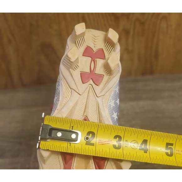 Under Armour Spotlight Franchise USA Football Cleats Youth Size 1Y - Picture 10 of 11